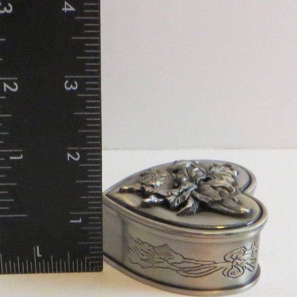 Jewelry Vintage Pewter Jewelry Box In Original Packaging Design Work